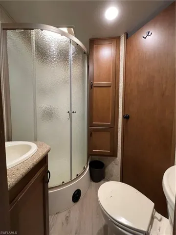 Inside camper