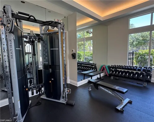 View of gym