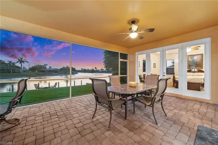 Enjoy the sunset from your screen porch