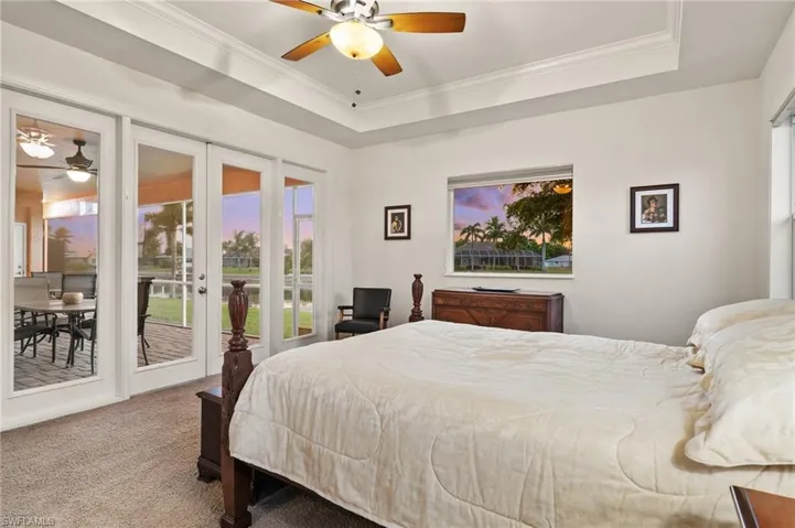 Primary Bedroom in the Evening