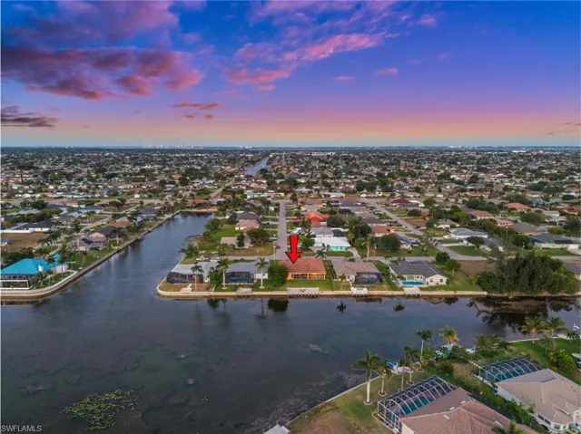 Aerial Evening View
