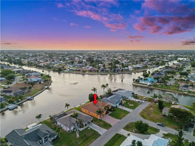 Aerial Evening View