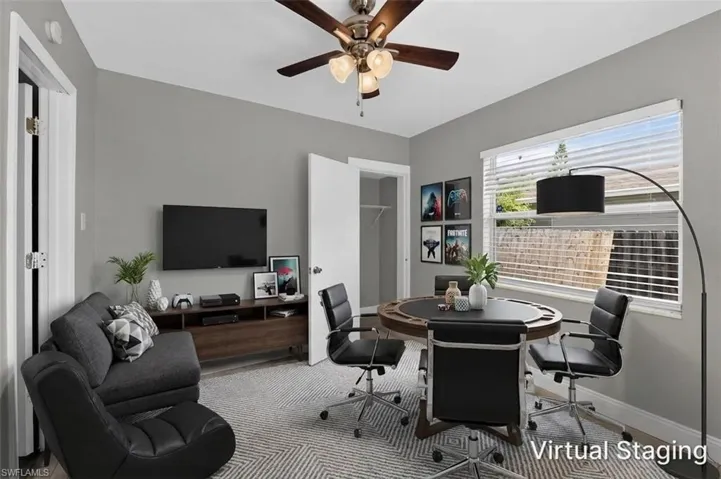 Virtually staged