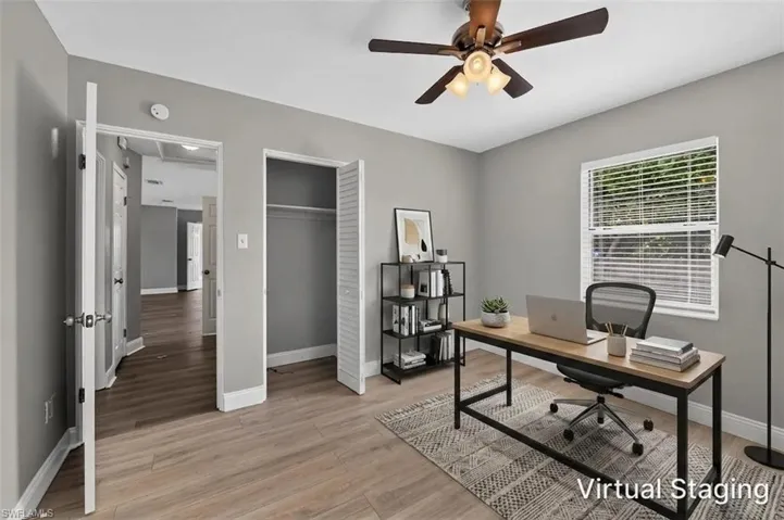Virtually staged