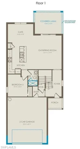 View of floor plan / room layout