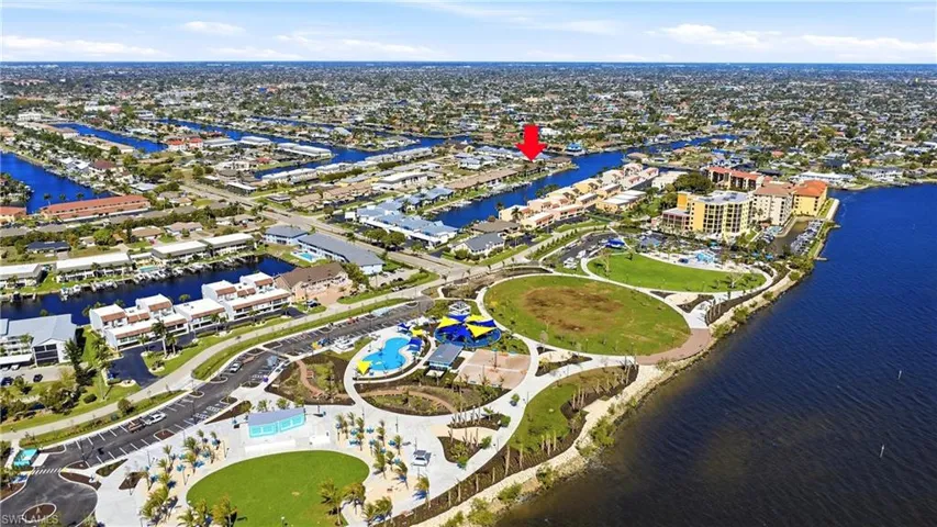 View of property location with a nearby body of water