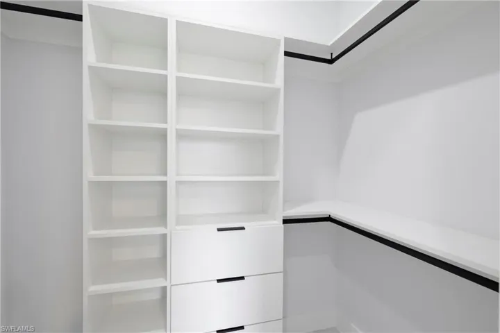 View of spacious closet