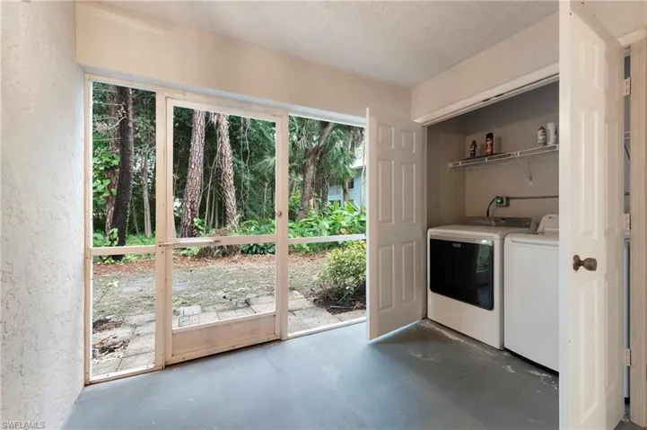 28330 Pine Haven Way Unit 67 Bonita Springs FL 34135 - Lanai with laundry access