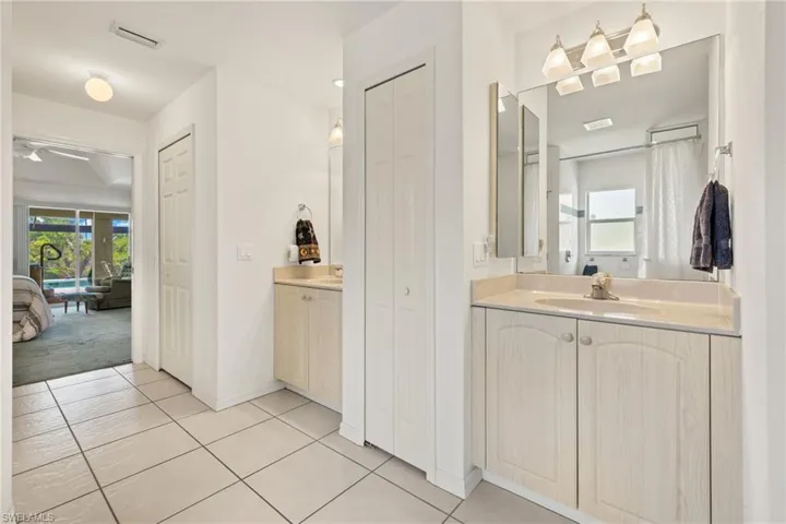 Primary separate vanities