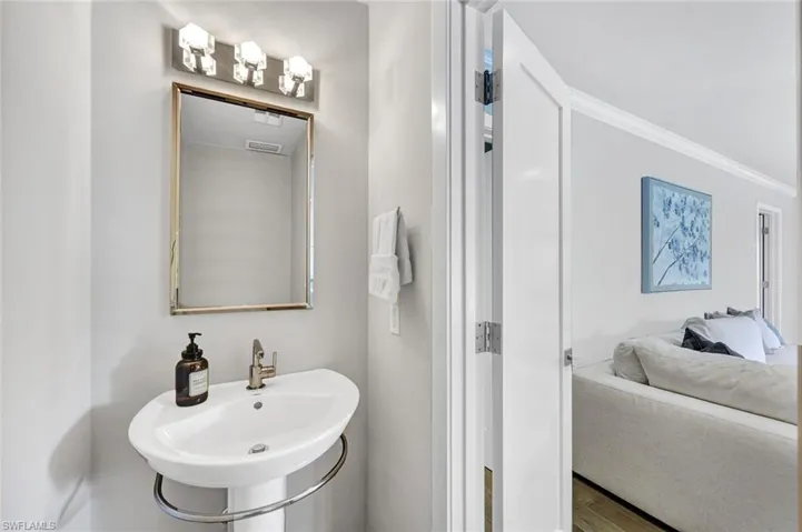 Powder Bath serves living spaces