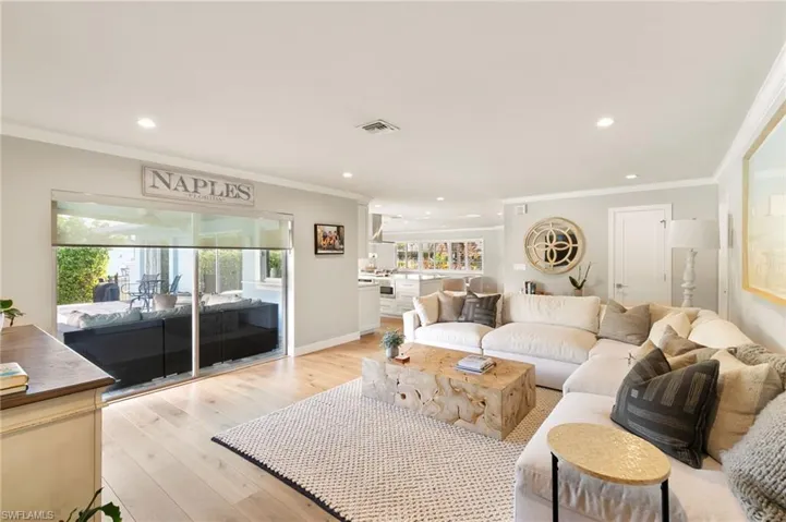 Open for transitional areas, this home offers casual comfort and easy living