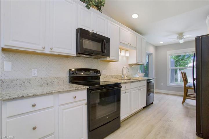 Lots of kitchen counter space to work on your culinary creations!