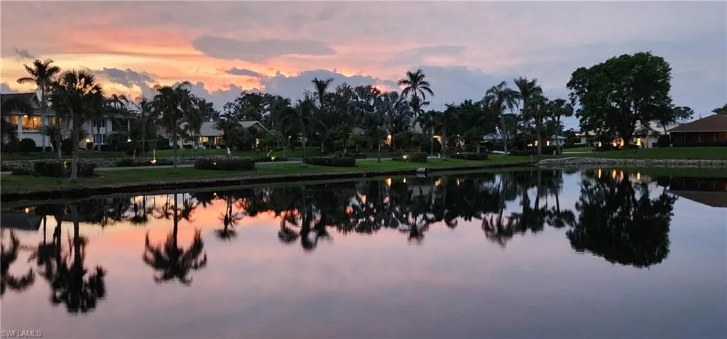 Sunset Over The Lake