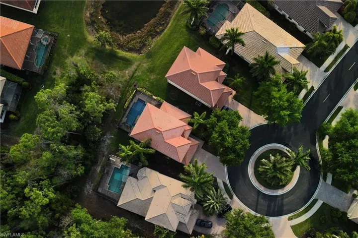 Aerial close up