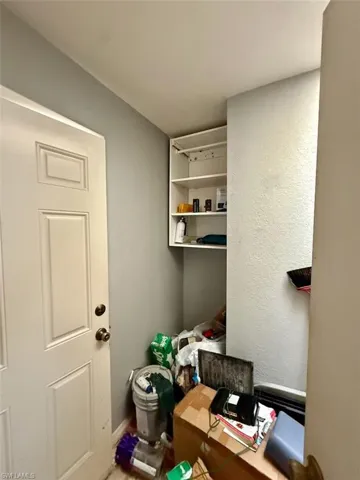 Office featuring a textured wall