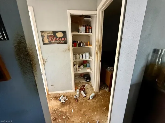 View of storage area