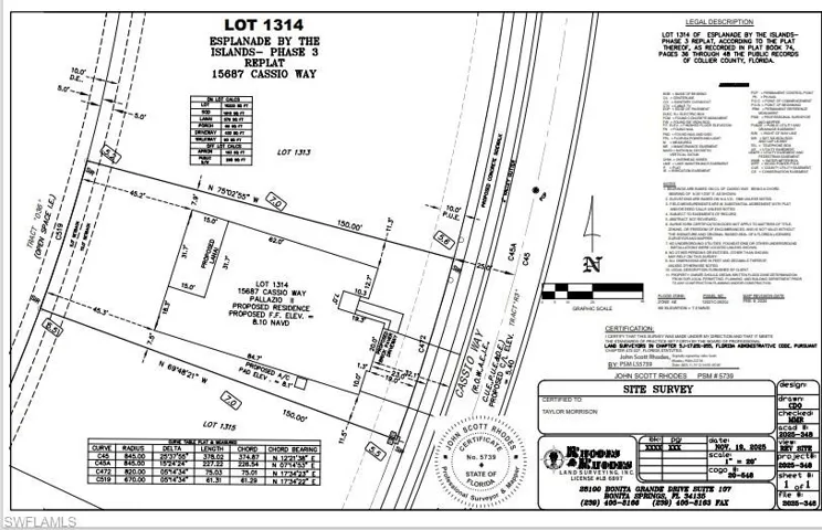 15687 Cassio Way - Plot Plan