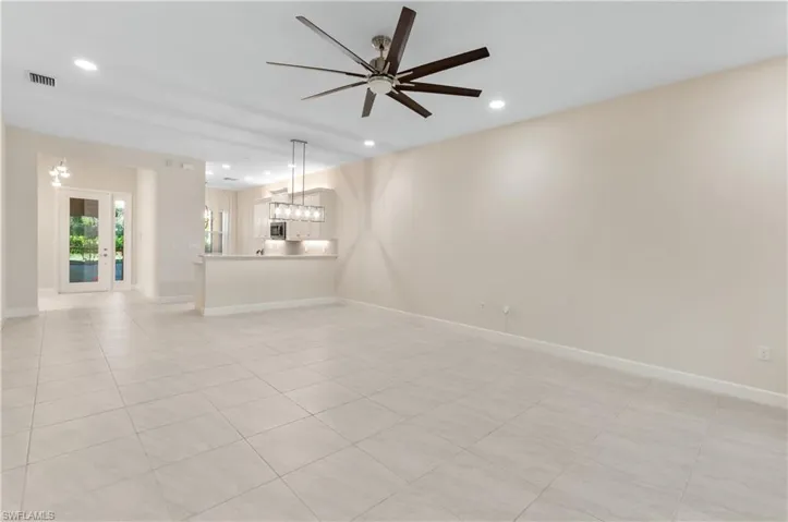 Great Room looking towards Kitchen and Entry