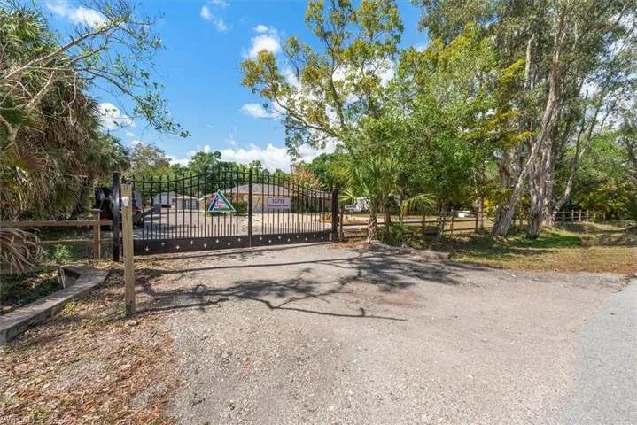 View of gate