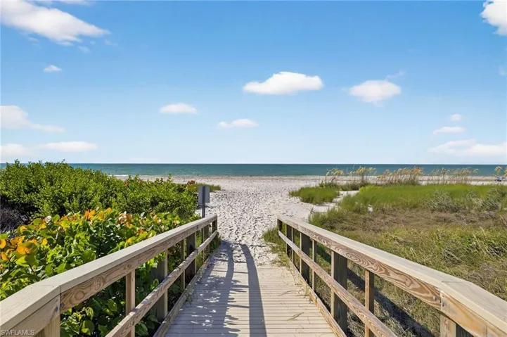 Water view with local beach