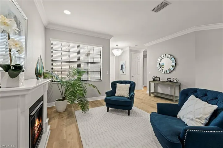 Living room & entry