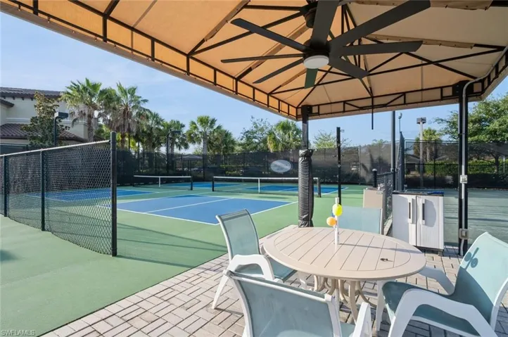 Pickleball & tennis area