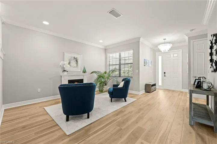 Entry & living room