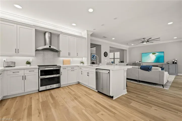 Kitchen & family room