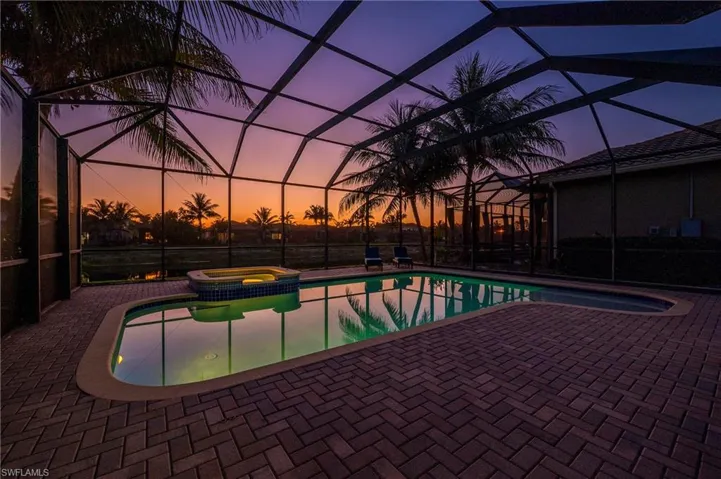Sunset pool
