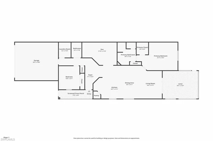 View of home floor plan