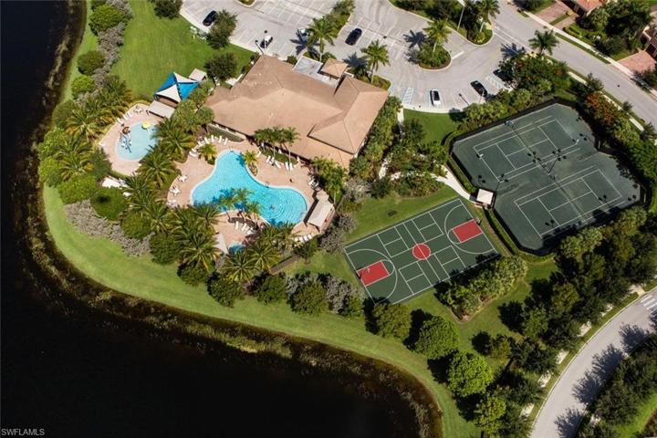 Ariel view of amenities.