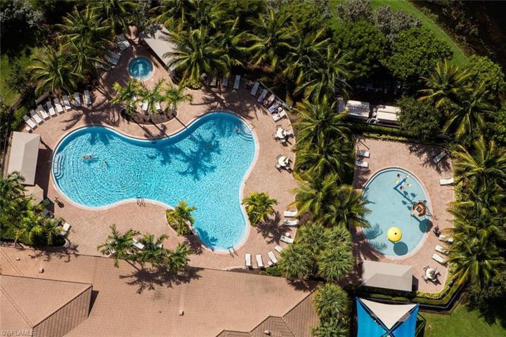 View of resort style pool and kids pool.