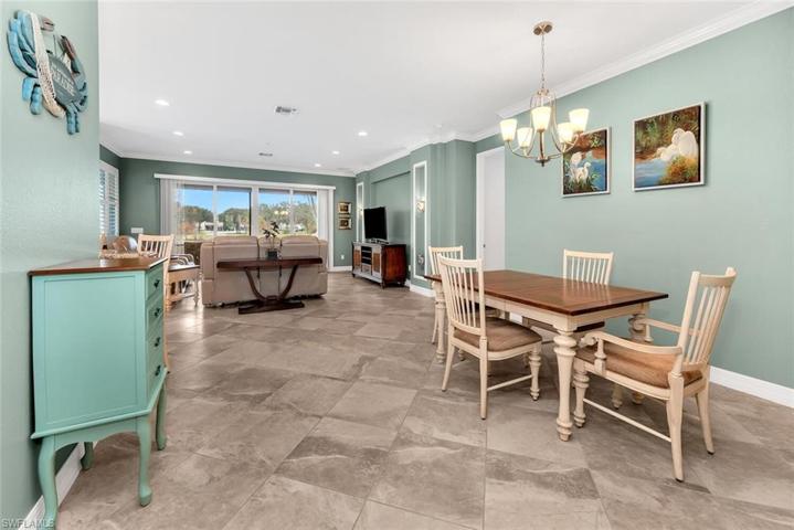 An open floor plan with a great view.