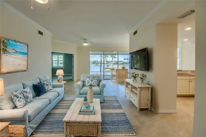 Living Room has been virtually staged