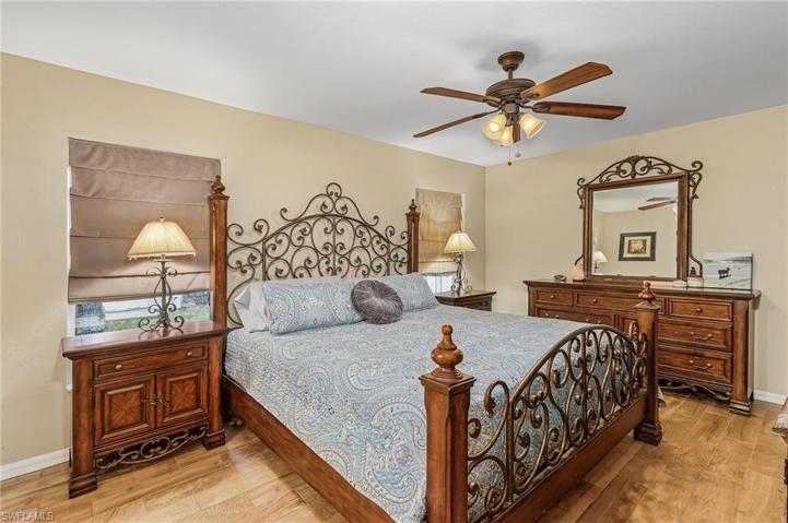 Spacious master bedroom