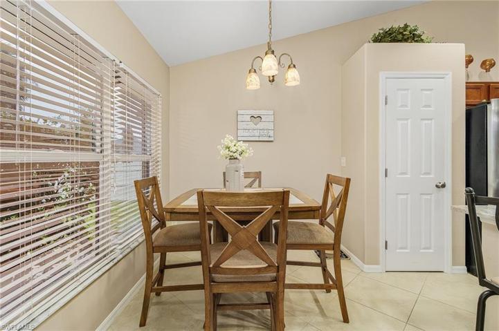 Breakfast area with great light