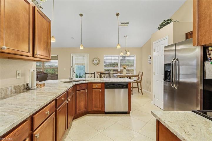 Beautiful granite counter tops