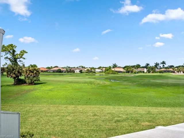 Surrounding community with a lawn
