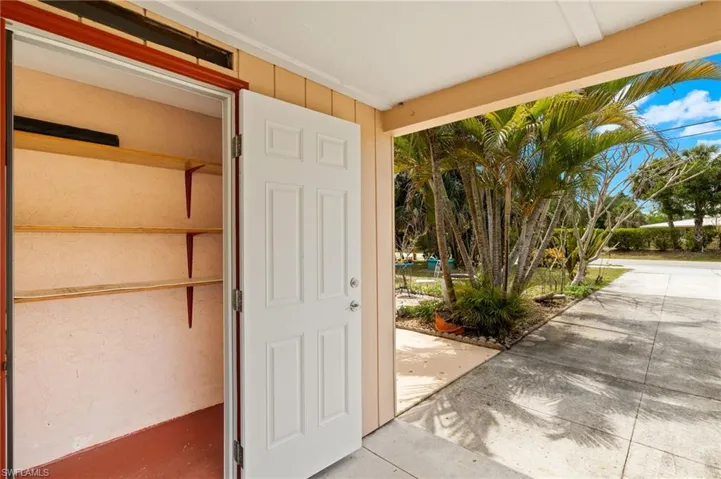 Great Storage under the carport