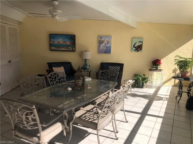 Screened lanai