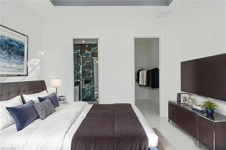 Bedroom featuring a spacious closet