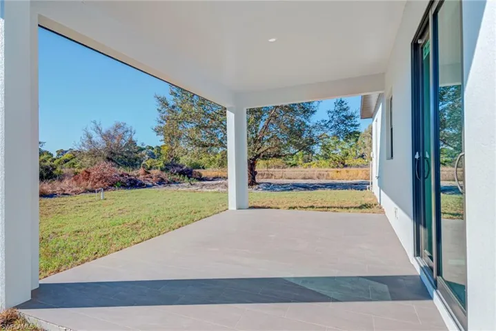 View of patio