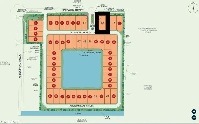 Site map: Lot 12