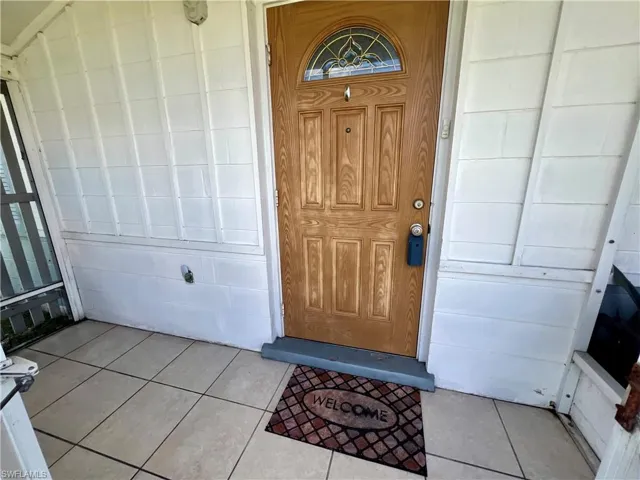 View of entrance to property