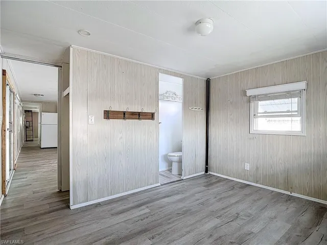 Spare room with half bath