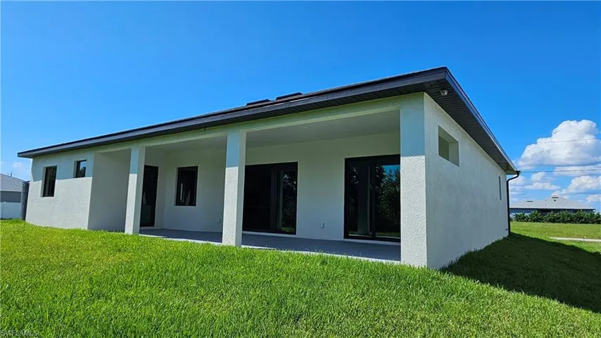 Floratam SOD with automatic sprinkler system