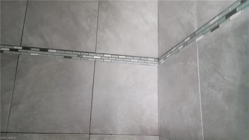 Detailed view of a shower