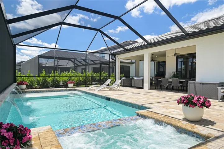 SALT WATER POOL  &  HEATED SPA