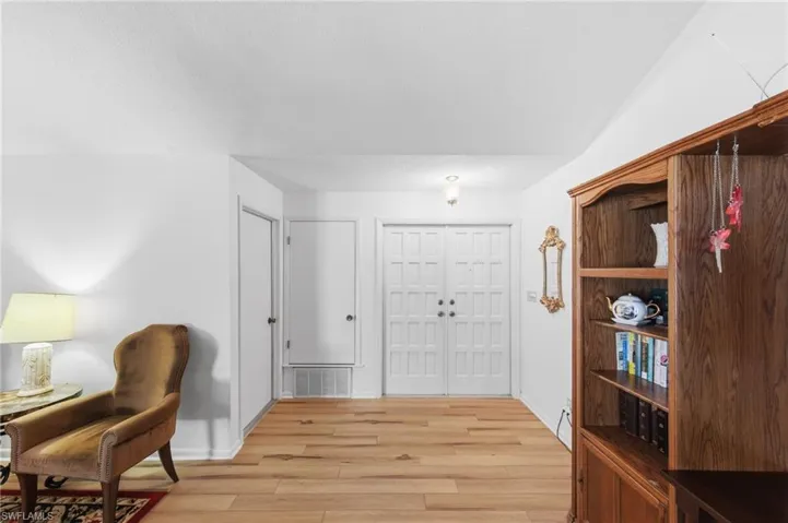 Dual door front entry