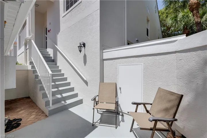 PATIO AND STORAGE SPACE